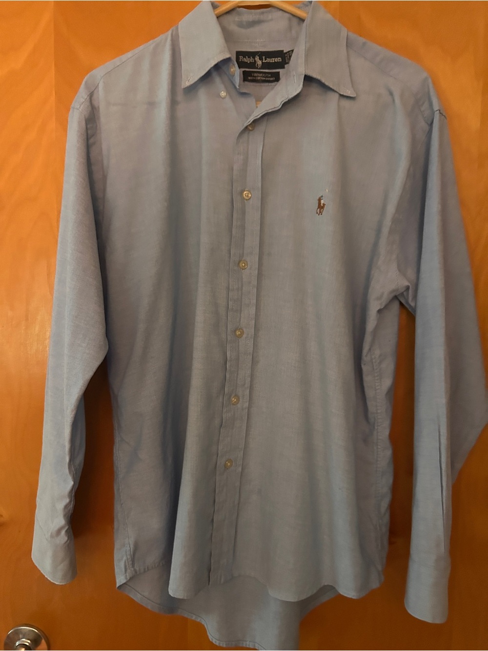 Ralph Lauren Light Blue Long-Sleeve Button-Down Shirt